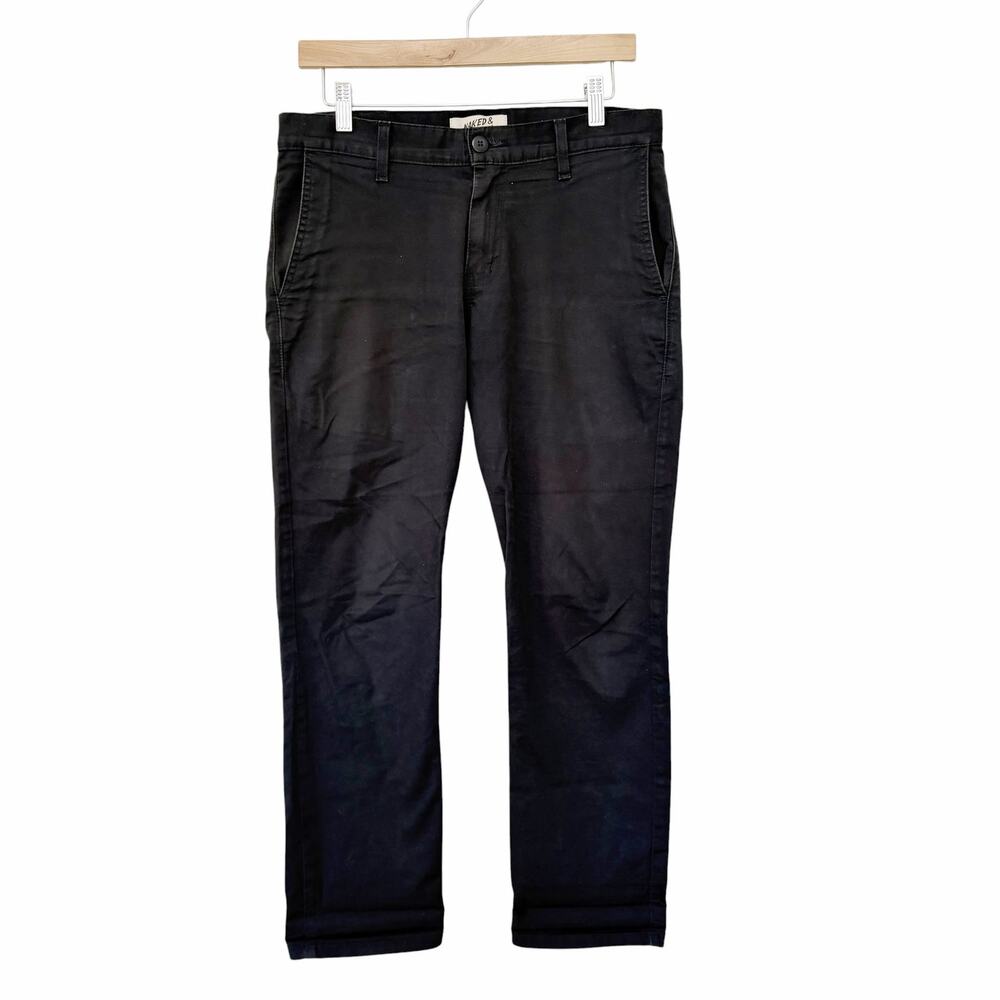 Naked & Famous Slim Chino Flat Front Pants Sz 31x27
